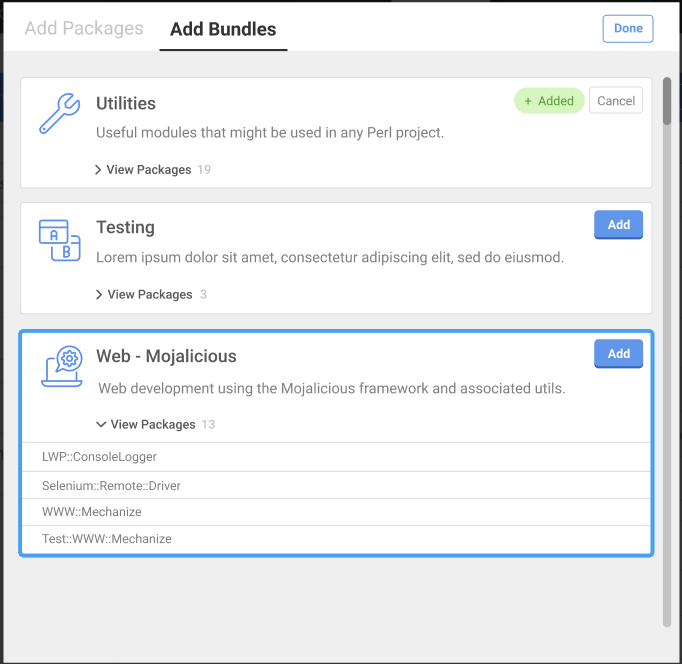 Bundles - ActivePerl