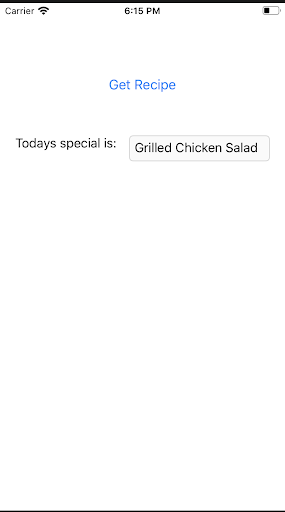 Sample Daily Special mobile app