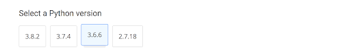 Select Python Version