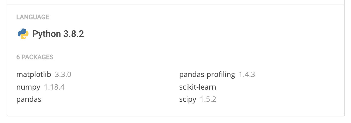 Python packages for data analysis