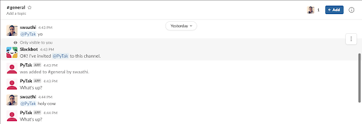 Slack Workspace - automation Slack Workspace - automation
