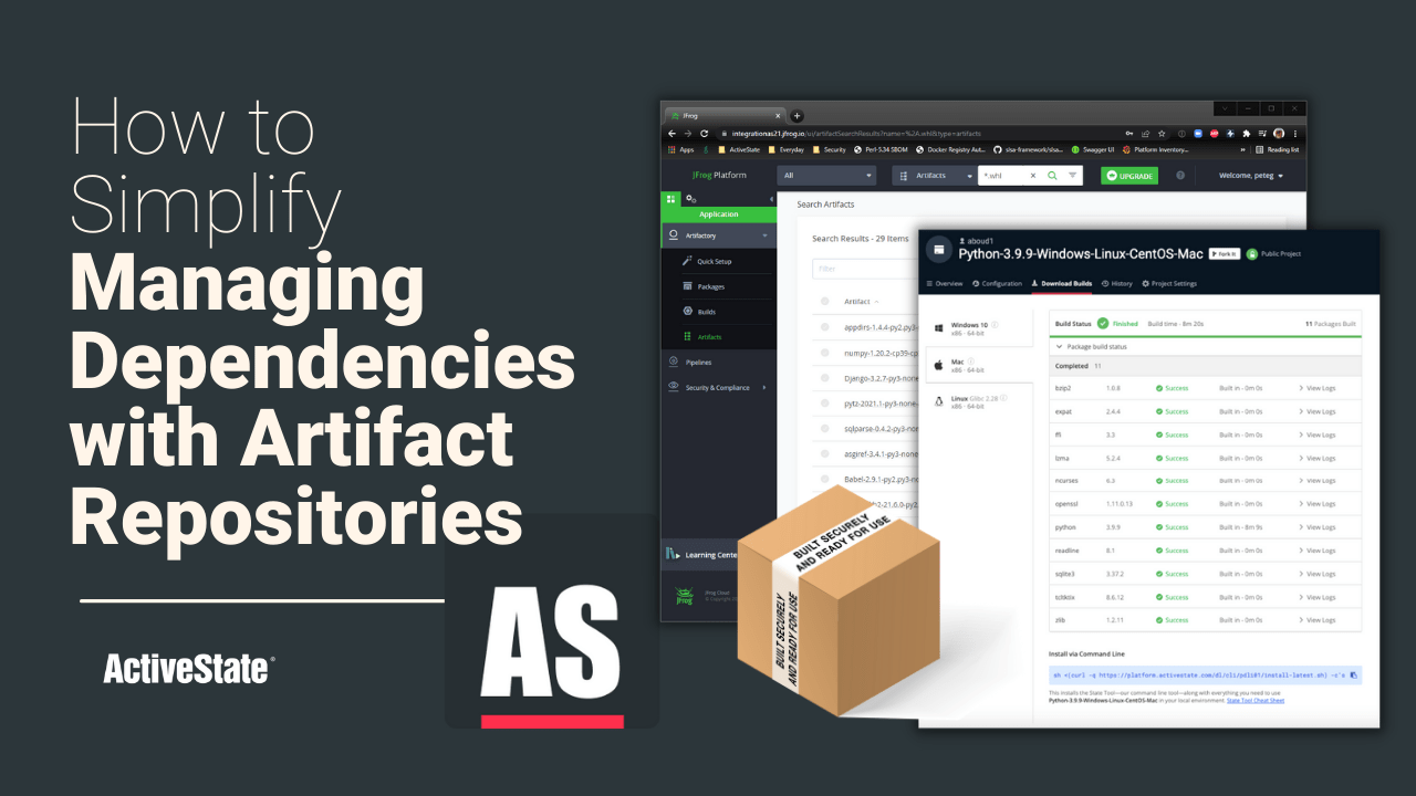 managing dependencies with artifact repositories