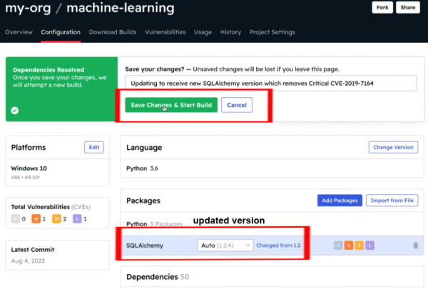Automatically Fix vulnerabilities